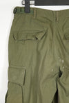 実物　1969年製　4th Model ジャングルファティーグ　SMALL-SHORT　パンツ　中古品