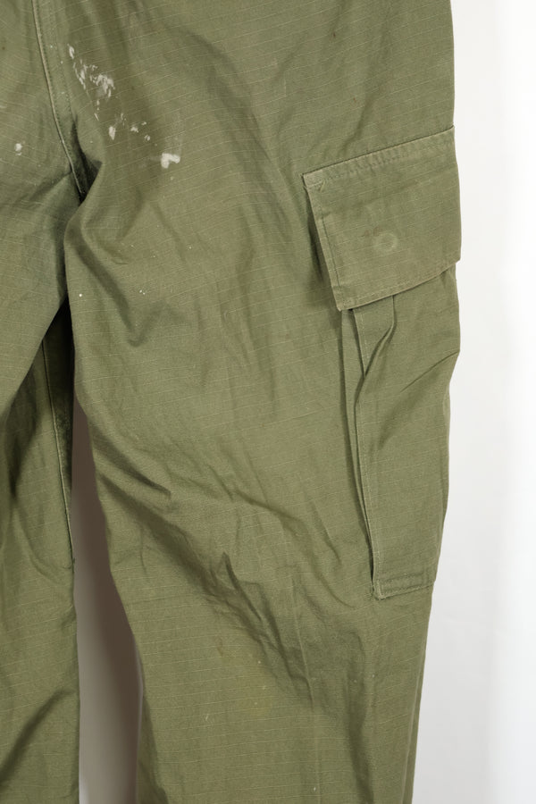 実物　1969年製　4th Model ジャングルファティーグ　SMALL-SHORT　パンツ　中古品
