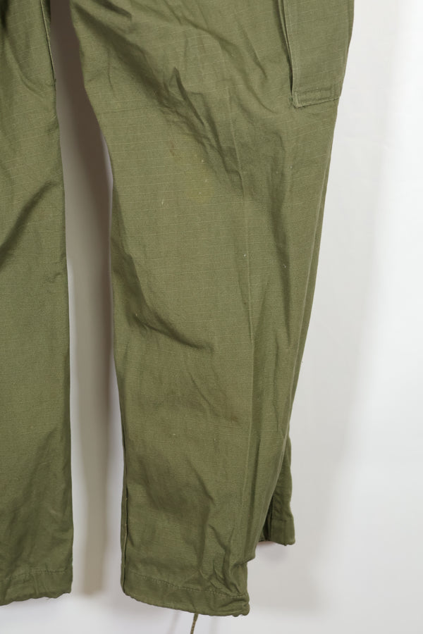 実物　1969年製　4th Model ジャングルファティーグ　SMALL-SHORT　パンツ　中古品