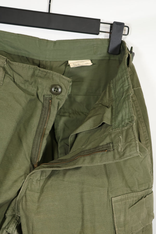 実物　1969年製　4th Model ジャングルファティーグ　SMALL-SHORT　パンツ　中古品