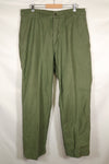 1960s lot, estimated 36 approx USMC P-56 utility pants, used.