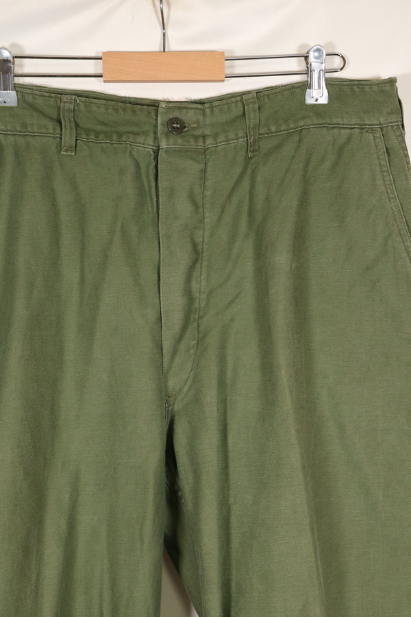 1960s lot, estimated 36 approx USMC P-56 utility pants, used.