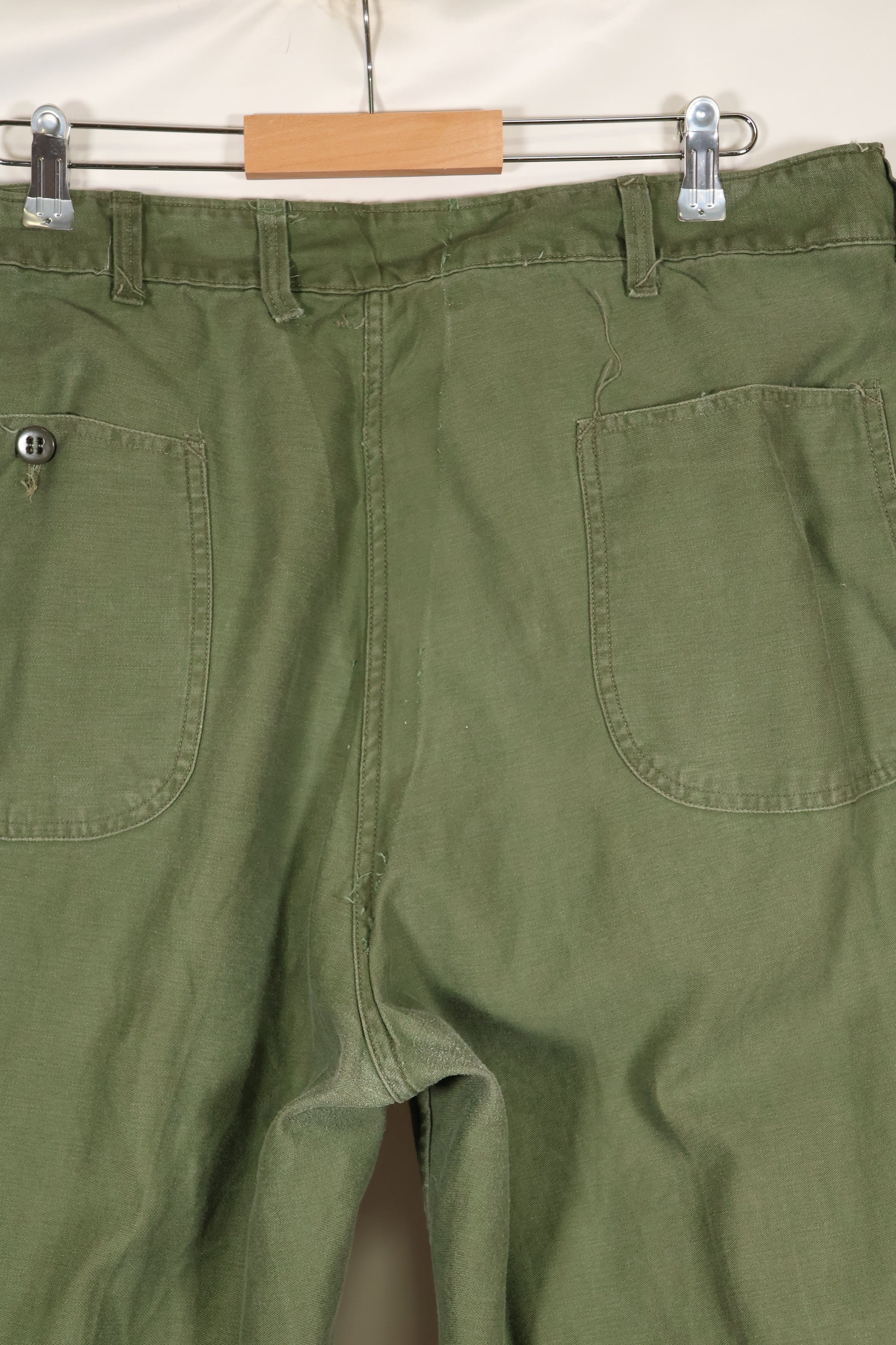 1960s lot, estimated 36 approx USMC P-56 utility pants, used.