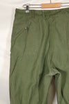 1960s lot, estimated 36 approx USMC P-56 utility pants, used.