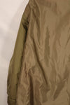 Real Combination M65 field parka coyote fur pile liner jacket, unused.