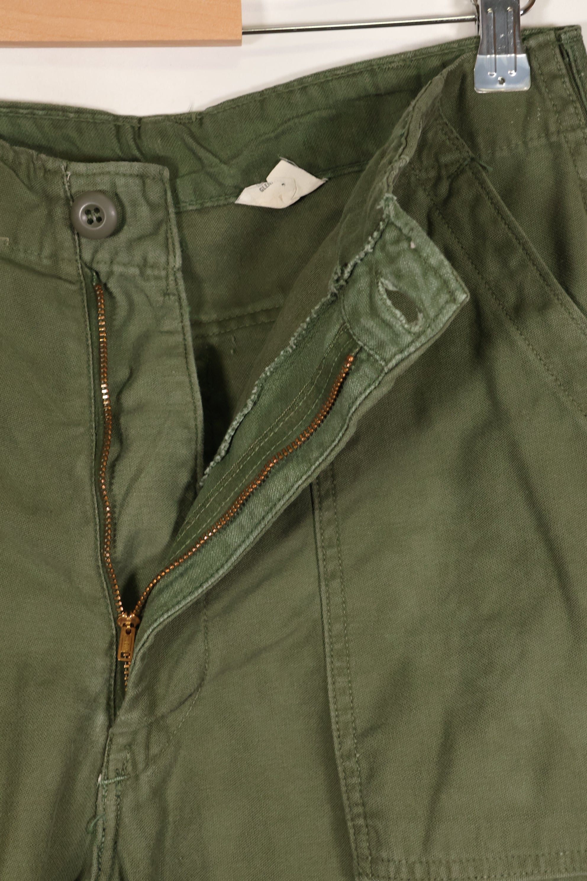 สัญญาปี 1968 ขนาด 32x31 กองทัพสหรัฐอเมริกา OG-107 กางเกงยูทิลิตี้ กางเกงเบเกอร์ มือสอง