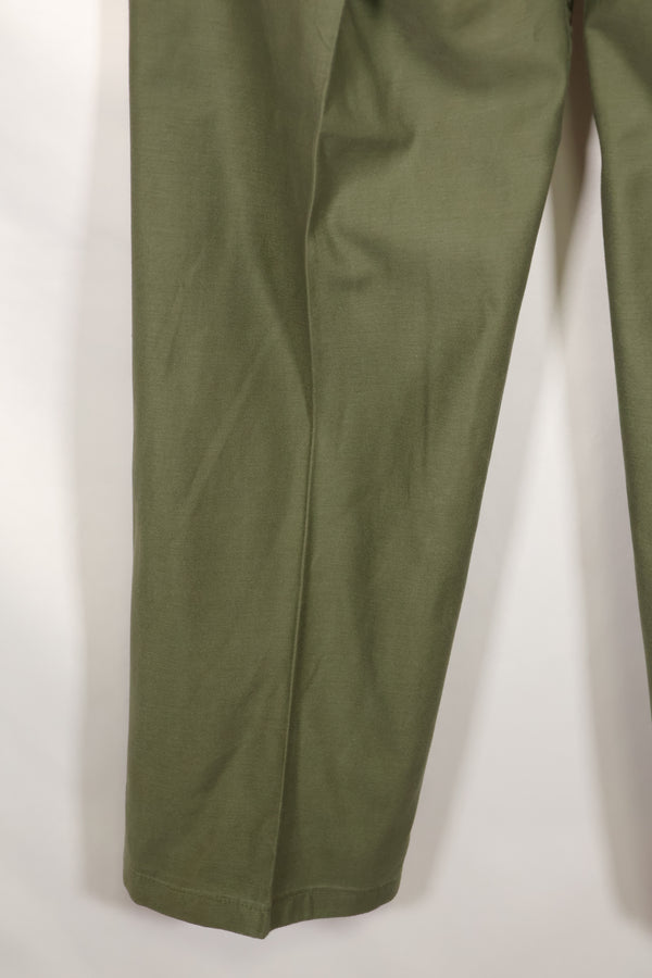 สัญญาปี 1968 32x 31 กองทัพสหรัฐอเมริกา OG-107 กางเกงยูทิลิตี้ กางเกงเบเกอร์ สินค้ามือสอง  B