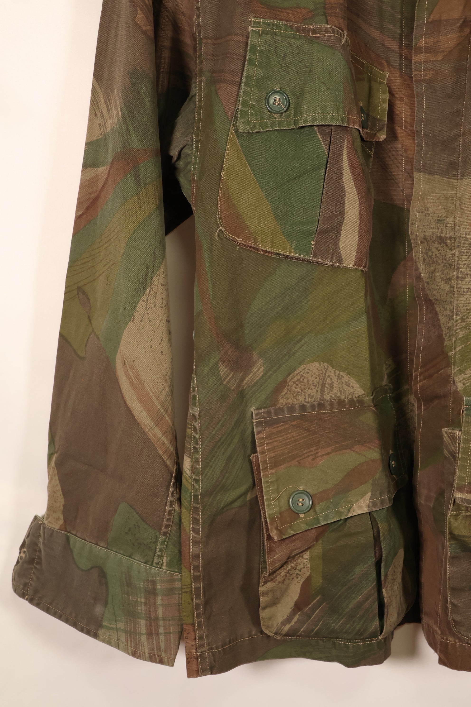 1963年頃　南ベトナム　ARVN　アメリカ人アドバイザー　ローカルメイド Windproof迷彩　上下セット　中古品