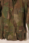 1963年頃　南ベトナム　ARVN　アメリカ人アドバイザー　ローカルメイド Windproof迷彩　上下セット　中古品