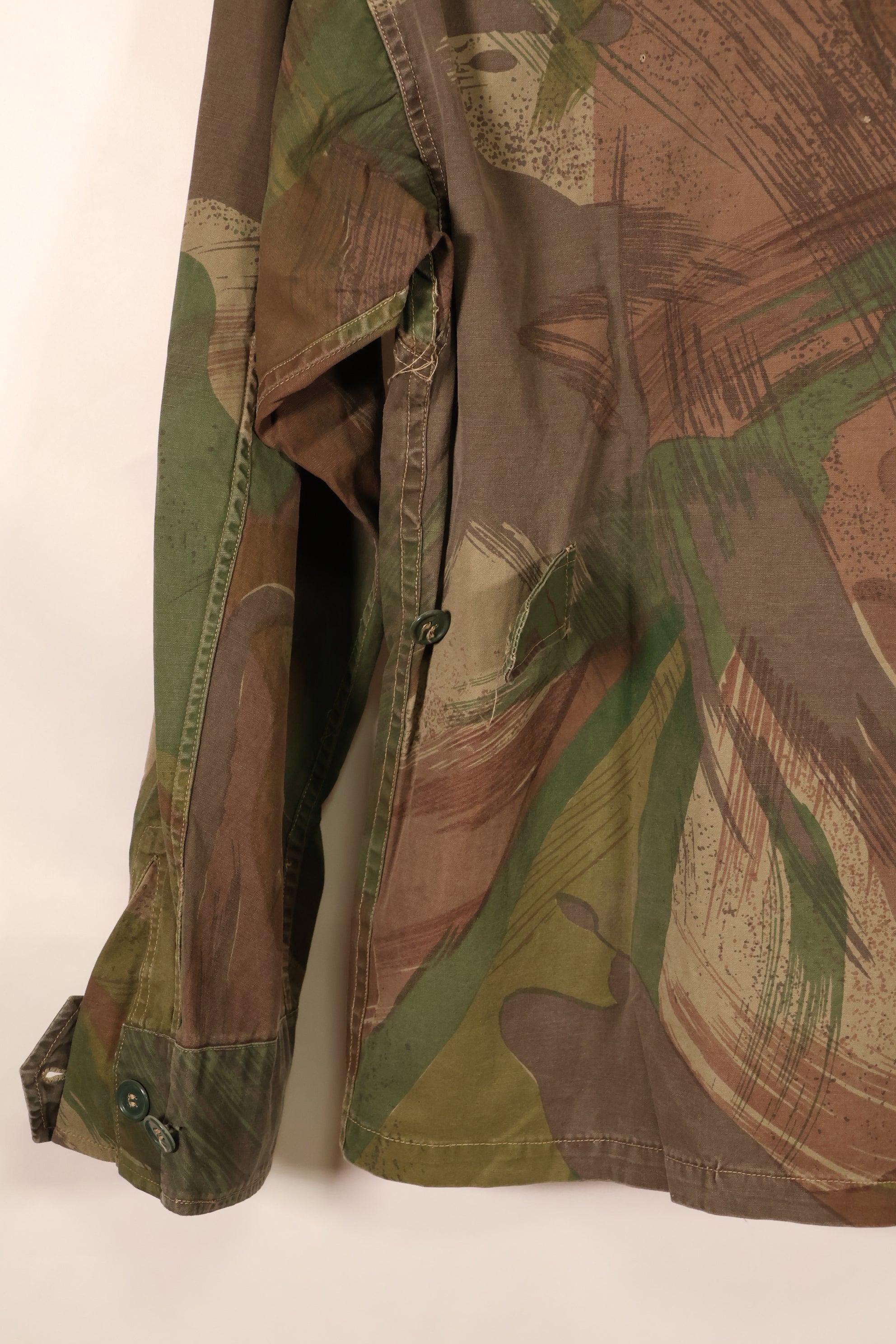 1963年頃　南ベトナム　ARVN　アメリカ人アドバイザー　ローカルメイド Windproof迷彩　上下セット　中古品