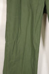 1950s-60s estimated 34 USMC P-56 utility pants, used with fading.