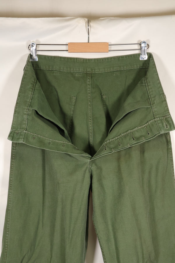 1950s-60s estimated 34 USMC P-56 utility pants, used with fading.