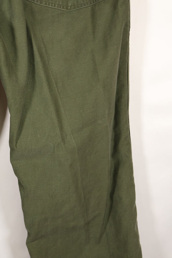 ช่วงต้นทศวรรษ 1960 ประมาณ 34 OG-107 กางเกงยูทิลิตี้ กางเกงเบเกอร์ สินค้ามือสอง