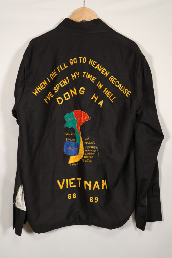 実物　1960年代　ベトナム戦争　ツアージャケット　68-69　中古品