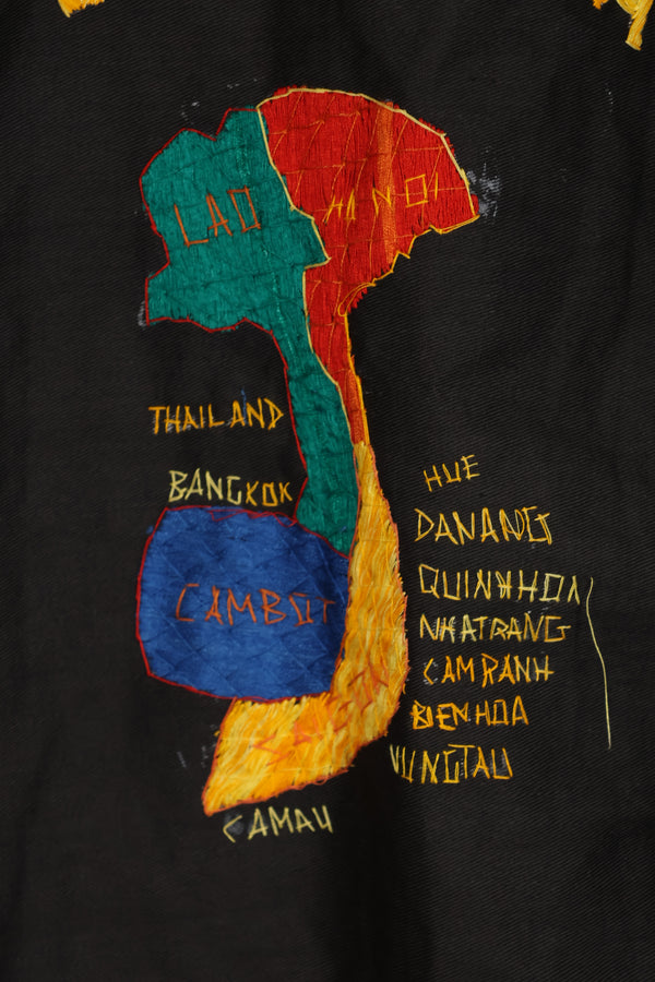 แจ็คเก็ตทัวร์สงครามเวียดนามแท้ยุค 1960 68-69 มือสอง
