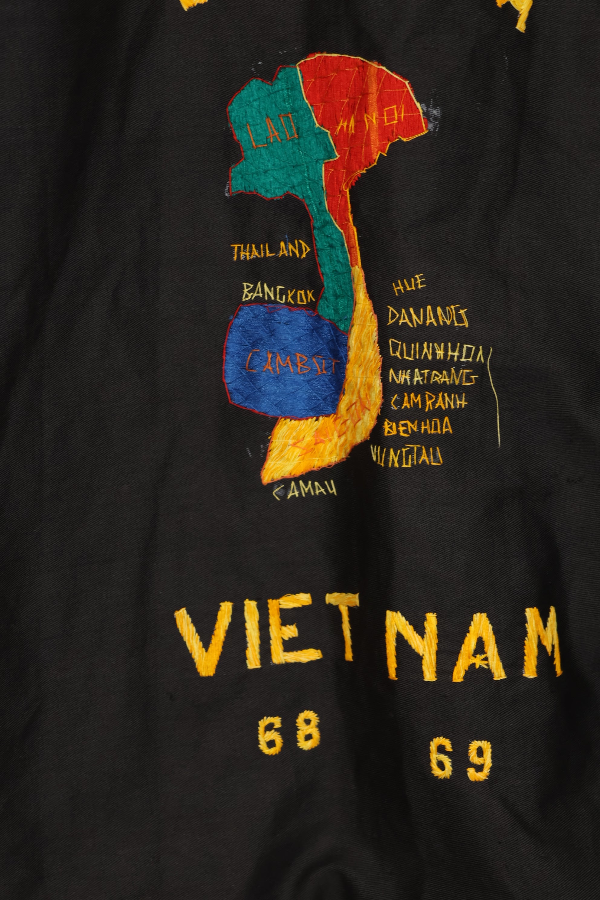 แจ็คเก็ตทัวร์สงครามเวียดนามแท้ยุค 1960 68-69 มือสอง