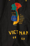 แจ็คเก็ตทัวร์สงครามเวียดนามแท้ยุค 1960 68-69 มือสอง
