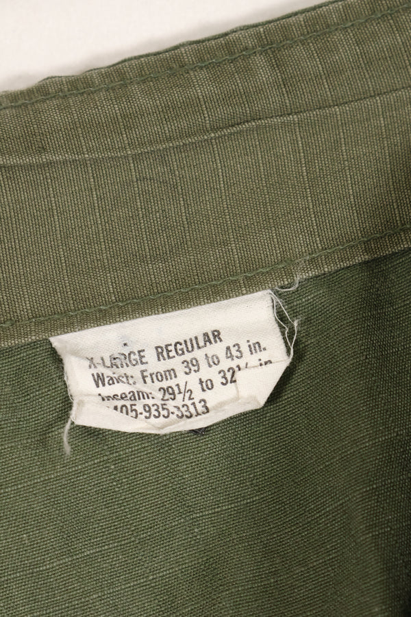 สัญญาปี 1969 X-L-R รุ่นที่ 4 กางเกงจัมป์เปอร์พรางป่า สภาพมือสอง ขนาดใหญ่ที่สุด หายาก