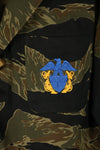 Made of real fabric U.S. Navy Tiger Stripe Party Jacket, embroidered, never used.