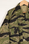 Real Okinawa Tiger Tiger Stripe Shirt Taylor Made Cut Used