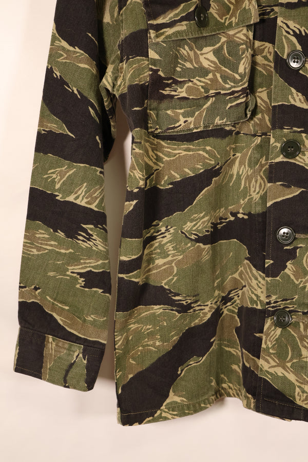 Circa 1965–66 | A-M | Okinawa Tiger | JWD | Asian Cut | Tiger Stripe Shirt | Minimal Fading | Used