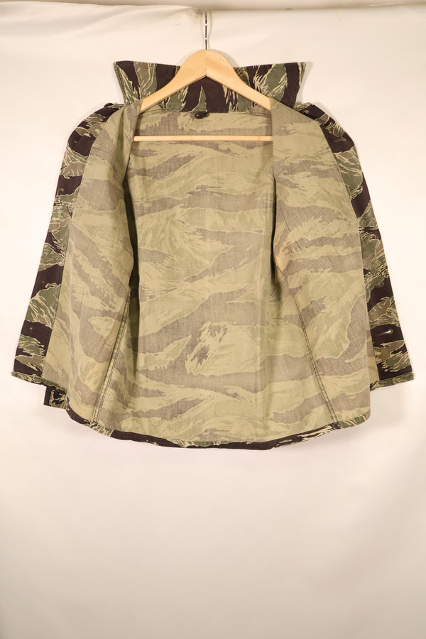 ประมาณปี 1965–65   ลายเสือโอกินาวา   JWD   ลายเสือ   ทรงเอเชีย   เสื้อเชิ้ต   มือสอง