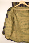 1960年代後半　A-M　ゴールドタイガー派生系　ADD　タイガーストライプ　Asianカット　シャツ　状態良い