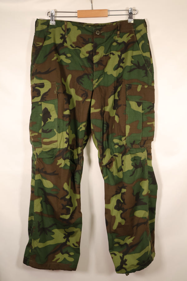 1970 Contract, M-S, Deadstock, ERDL Green Leaf Camo Fatigue Pants, Rare Size