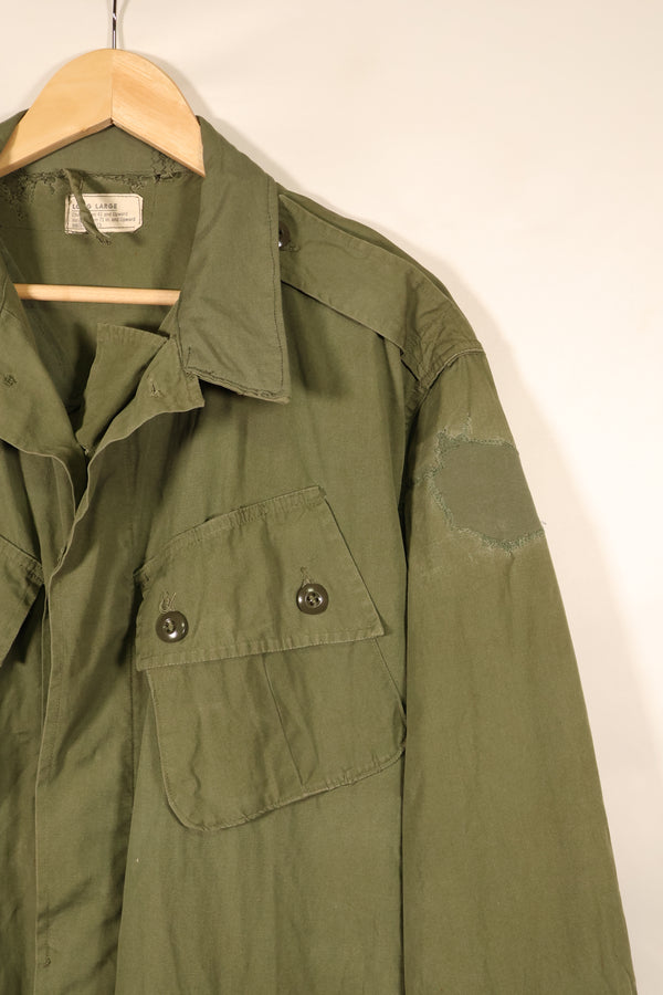 แจ็กเก็ตสนามแบบ Jungle Fatigue รุ่นแรก L-L ปี 1963 – ได้ซ่อมแซมแล้ว – มือสอง