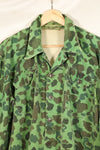 Late 1960s-early 1970s U.S. Navy advisor shirt, frogskin camouflage, locally sourced, used.