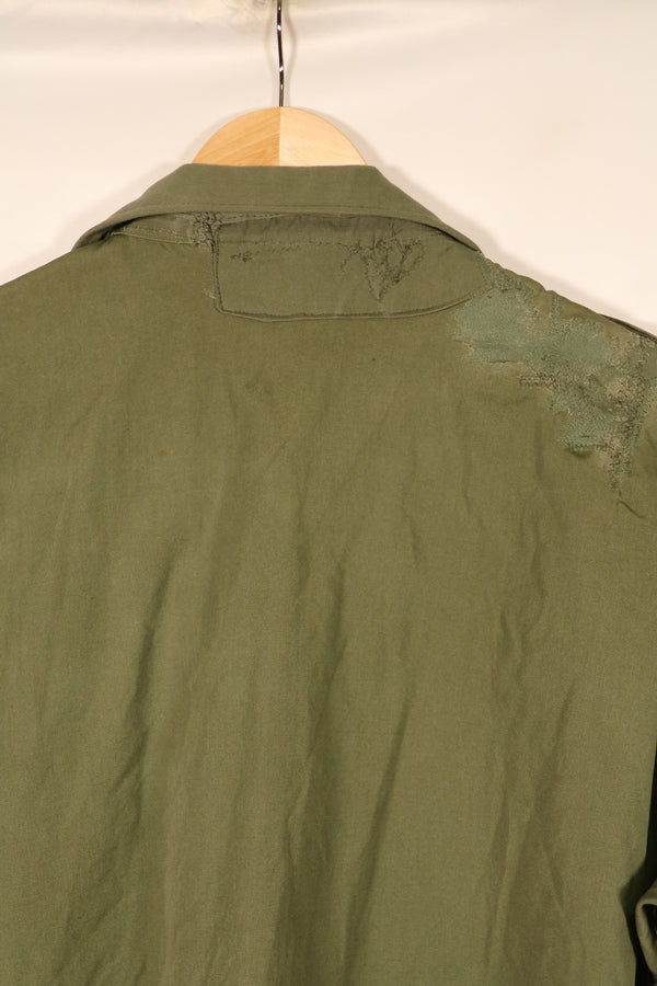 แจ็กเก็ตสนามแบบ Jungle Fatigue รุ่นแรก L-L ปี 1963 – ได้ซ่อมแซมแล้ว – มือสอง