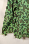 Late 1960s-early 1970s U.S. Navy advisor shirt, frogskin camouflage, locally sourced, used.