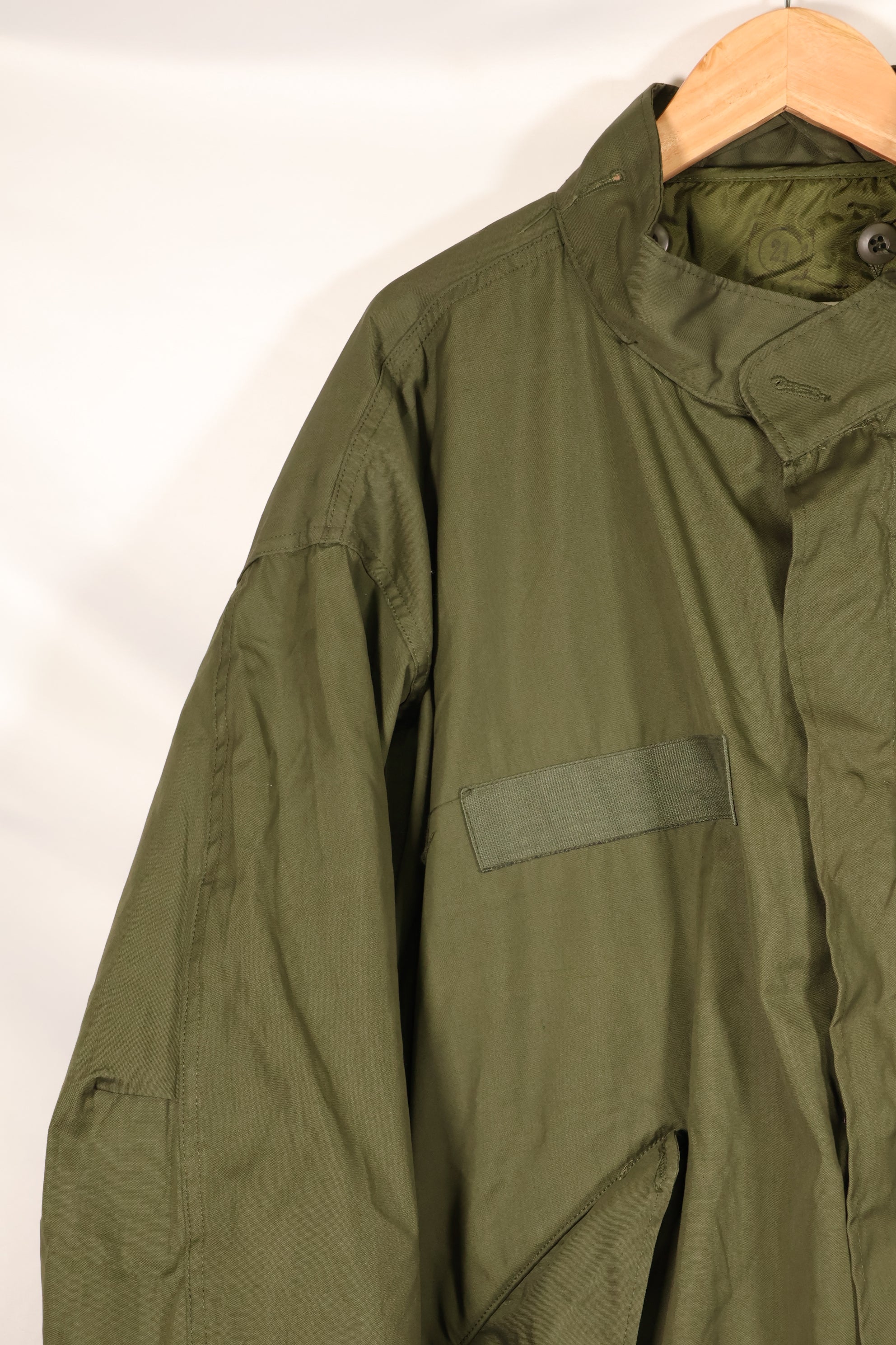 สัญญาปี 1973 M-R M65 เสื้อฮู้ดฟิลด์ เสื้อฮู้ดหางปลา แทบไม่เคยใช้ ไม่มีฮู้ด