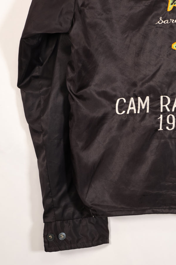 実物　ベトナム戦争　ツアージャケット　CAM RAHN BAY 1966-67　ジッパー破損あり