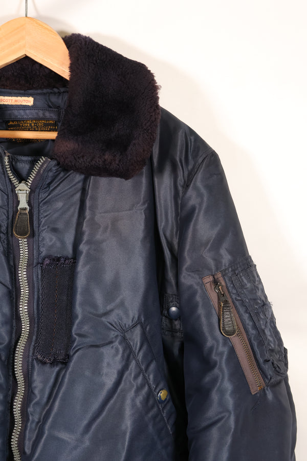 ช่วงต้นทศวรรษ 1950 38 กองทัพอากาศสหรัฐอเมริกา B-15C แจ็คเก็ตบิน โซนอินเตอร์มีเดียท มือสอง