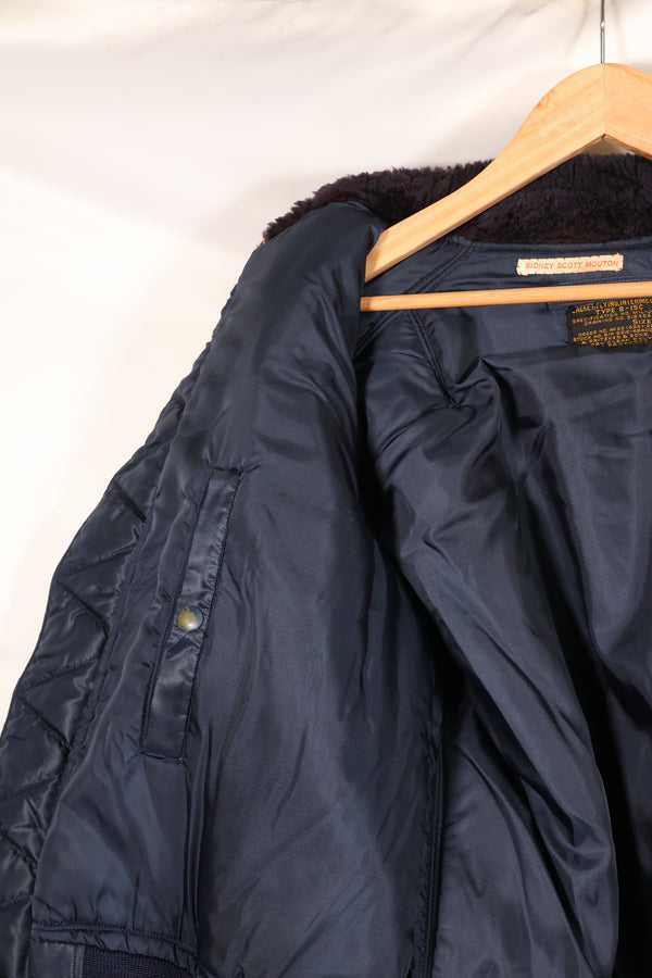 ช่วงต้นทศวรรษ 1950 38 กองทัพอากาศสหรัฐอเมริกา B-15C แจ็คเก็ตบิน โซนอินเตอร์มีเดียท มือสอง