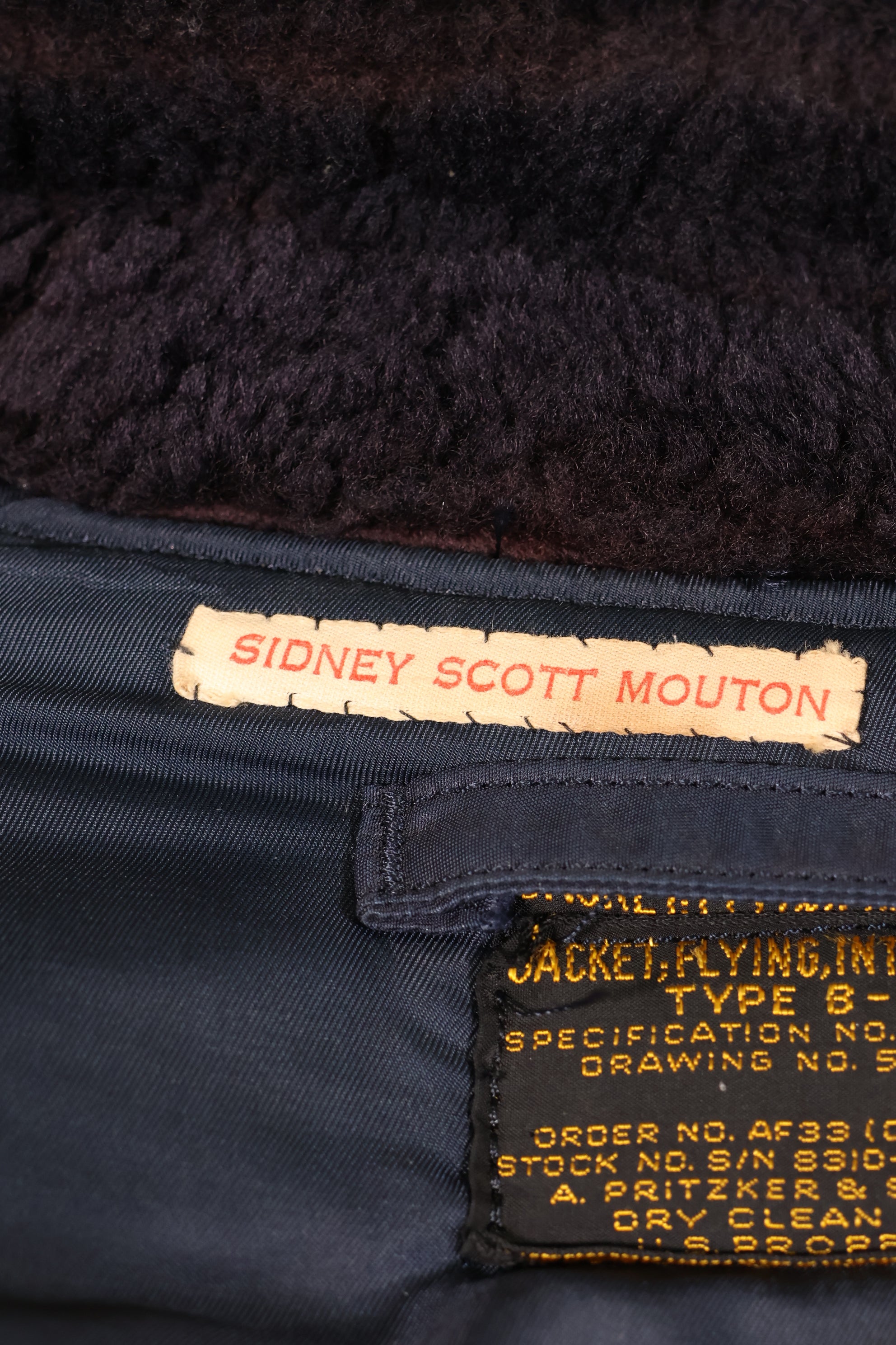 ช่วงต้นทศวรรษ 1950 38 กองทัพอากาศสหรัฐอเมริกา B-15C แจ็คเก็ตบิน โซนอินเตอร์มีเดียท มือสอง