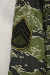 1960s Tiger Stripe Shirt CIDG Pattern Special Forces Patch Used