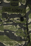 1960s Tiger Stripe Shirt CIDG Pattern Special Forces Patch Used