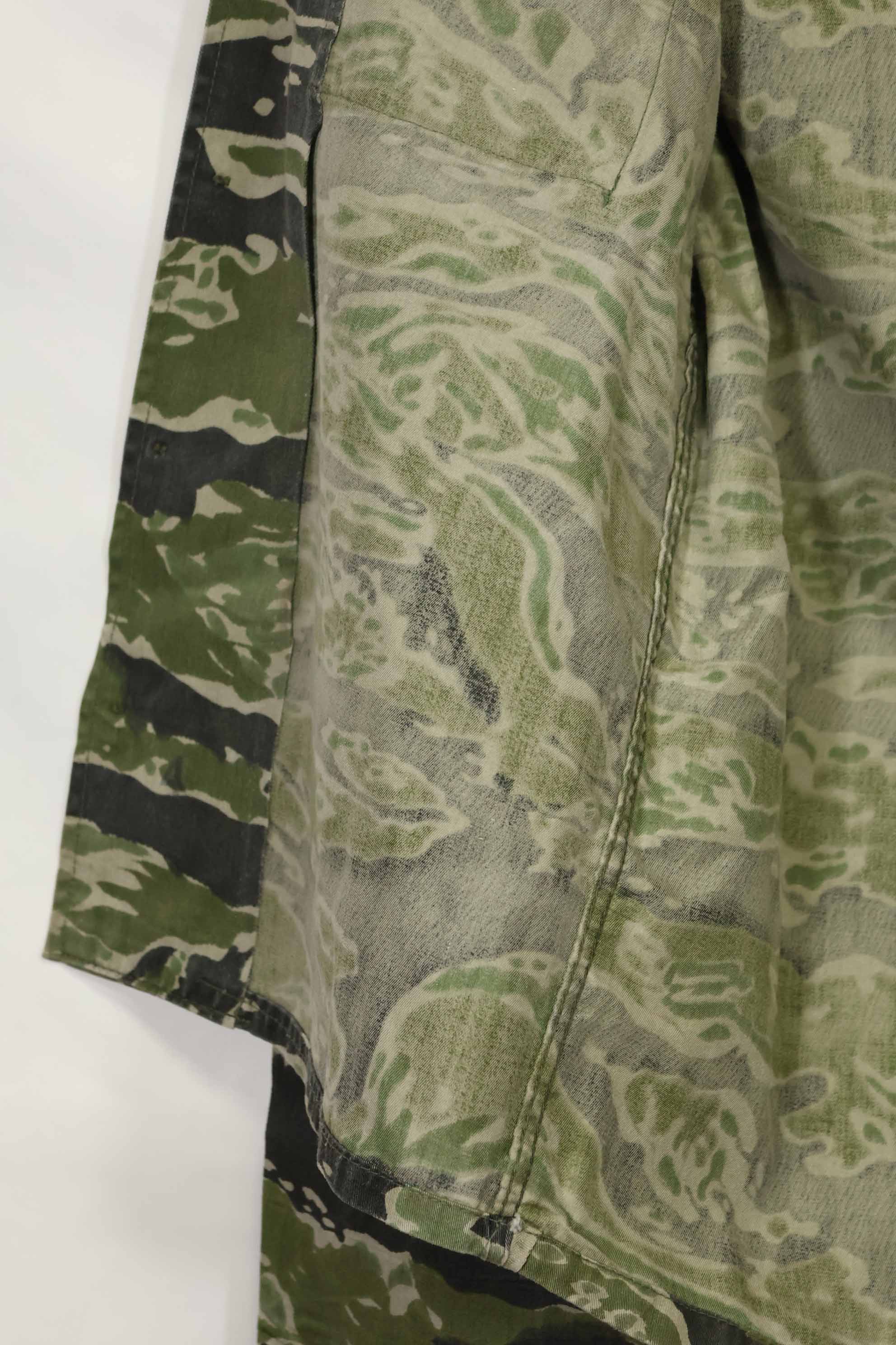 1960s Tiger Stripe Shirt CIDG Pattern Special Forces Patch Used
