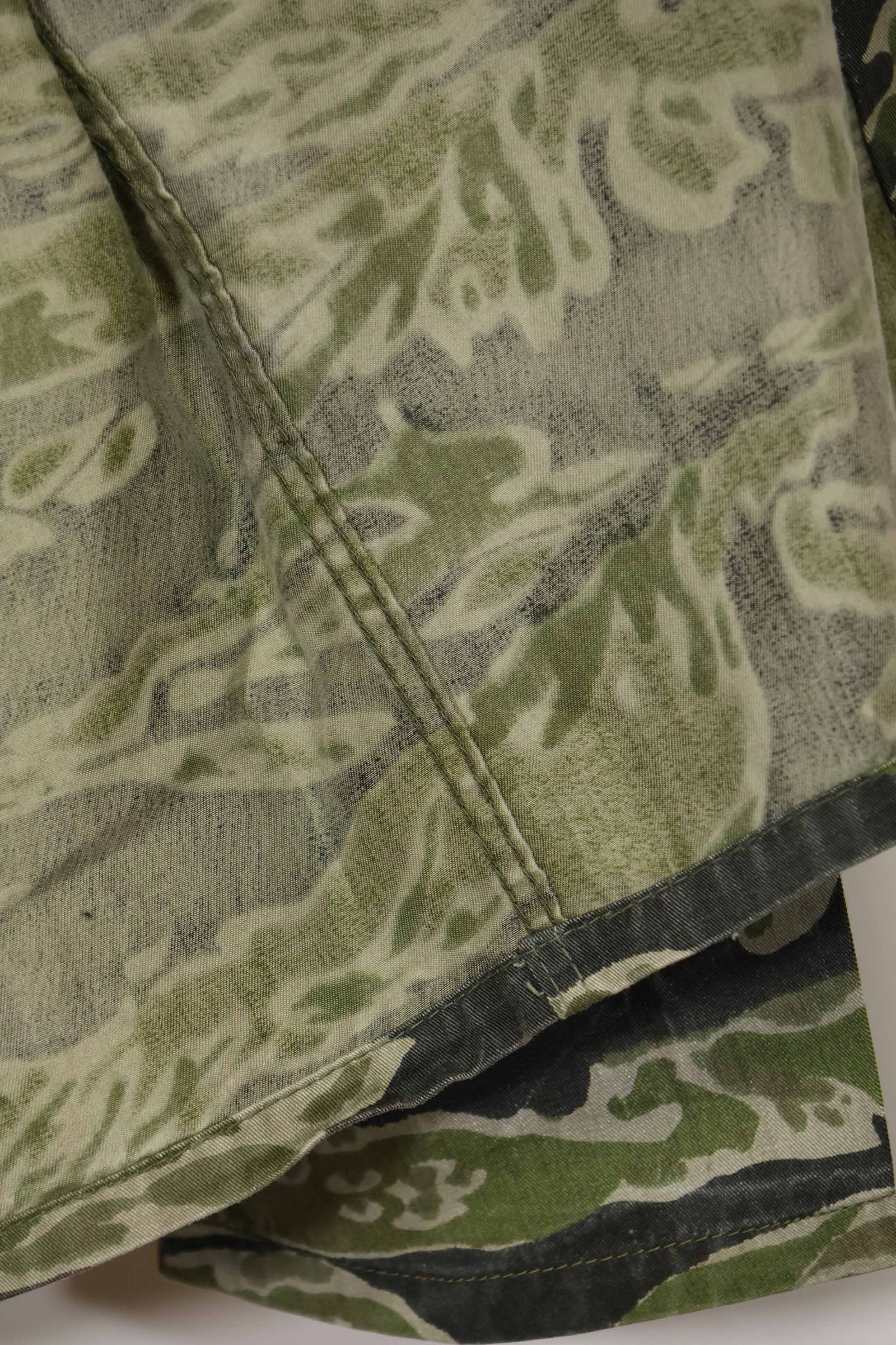 1960s Tiger Stripe Shirt CIDG Pattern Special Forces Patch Used