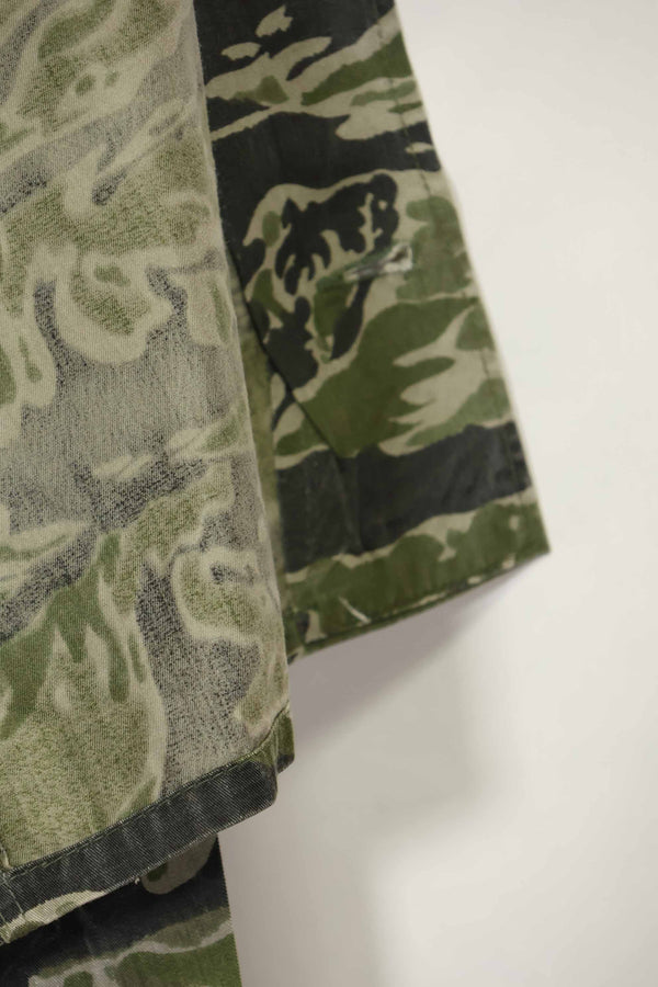 1960s Tiger Stripe Shirt CIDG Pattern Special Forces Patch Used