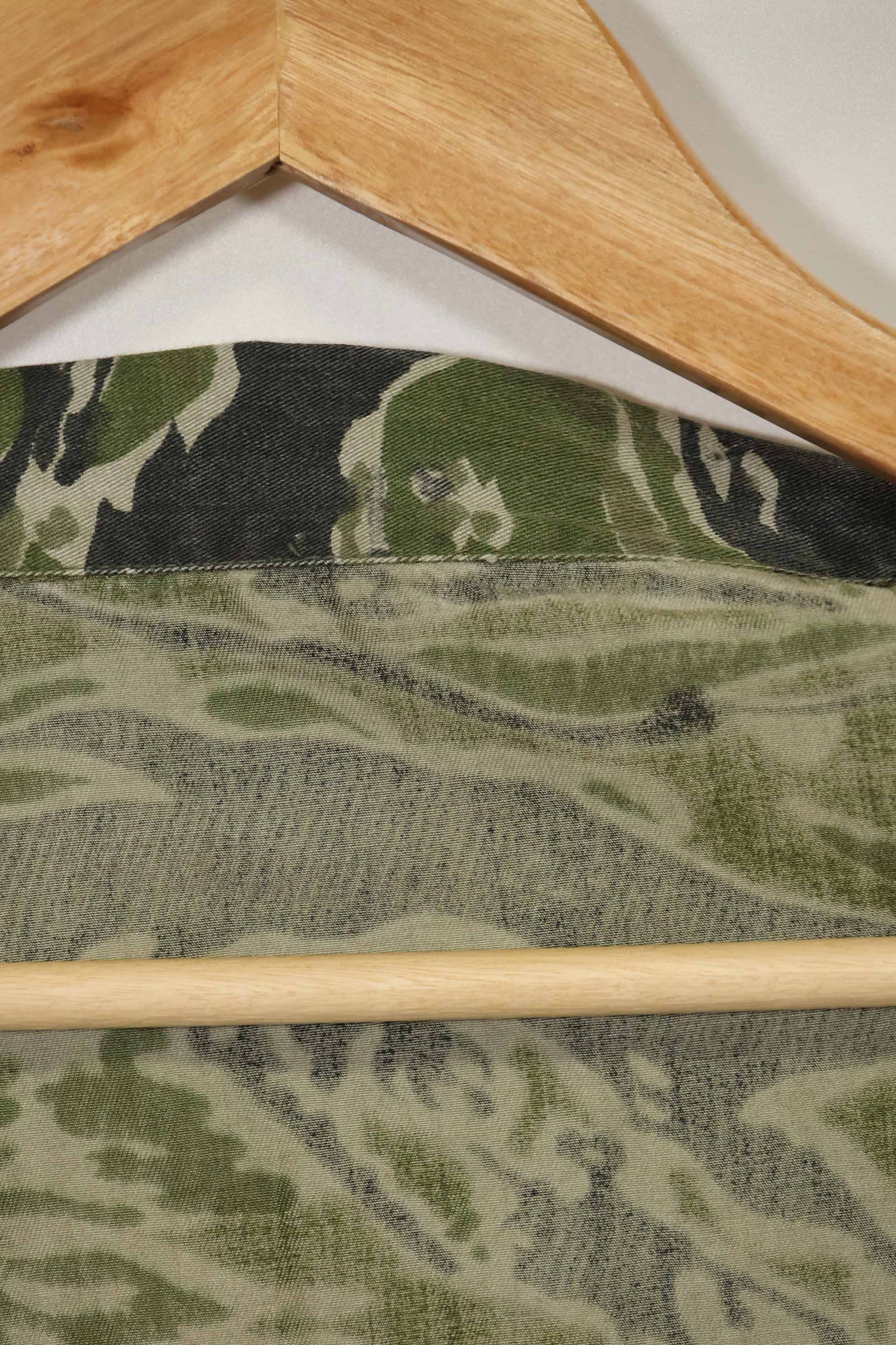 1960s Tiger Stripe Shirt CIDG Pattern Special Forces Patch Used