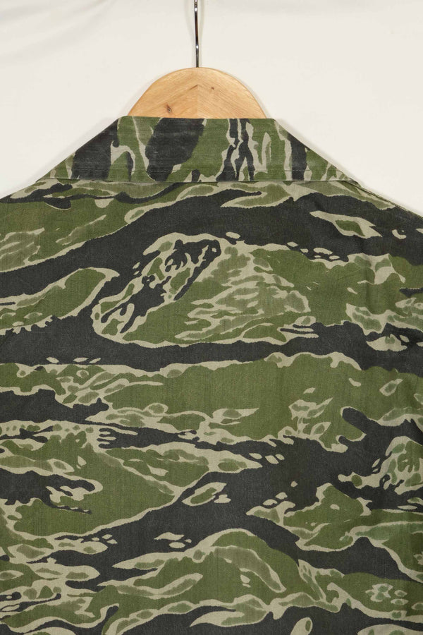 1960s Tiger Stripe Shirt CIDG Pattern Special Forces Patch Used