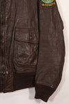 เสื้อแจ็คเก็ต G-1 Ugly Angells Flight Jacket ของนาวิกโยธินสหรัฐฯ มือสอง ขนาด 40 ต้นทศวรรษ 1960