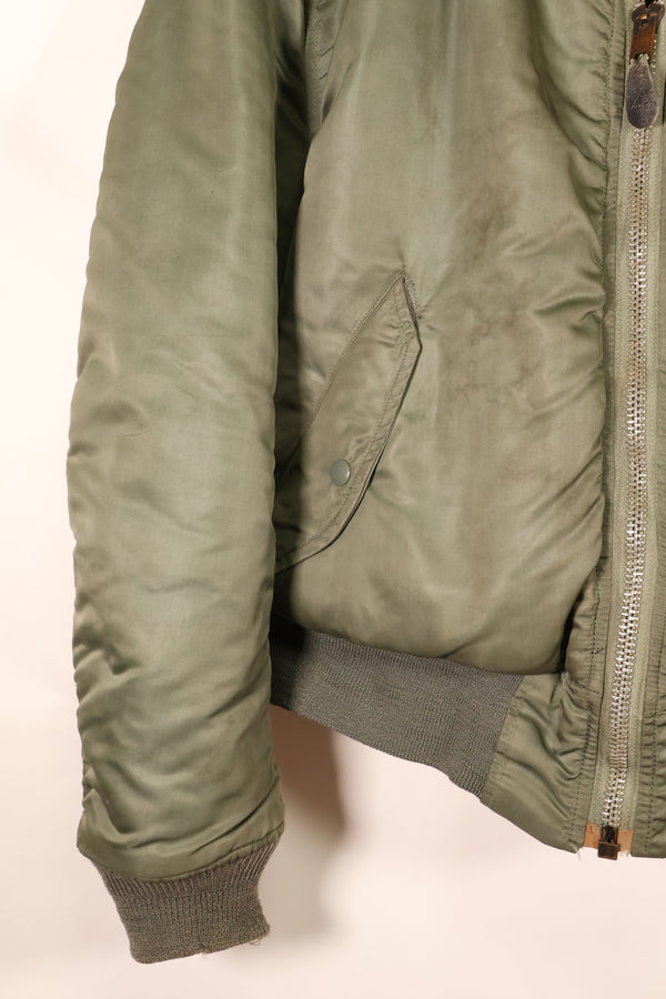 1970 Contract, MEDIUM, U.S. Air Force (USAF), MA-1 Flight Jacket, Good Condition, Used