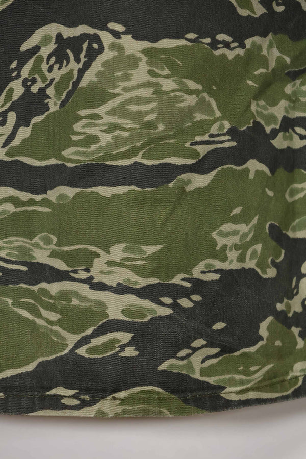 1960s Tiger Stripe Shirt CIDG Pattern Special Forces Patch Used