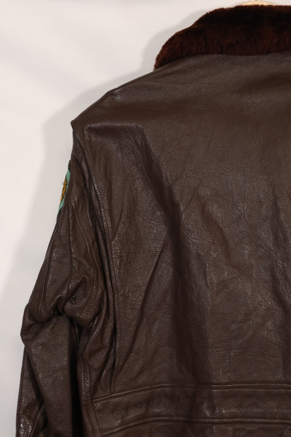 เสื้อแจ็คเก็ต G-1 Ugly Angells Flight Jacket ของนาวิกโยธินสหรัฐฯ มือสอง ขนาด 40 ต้นทศวรรษ 1960