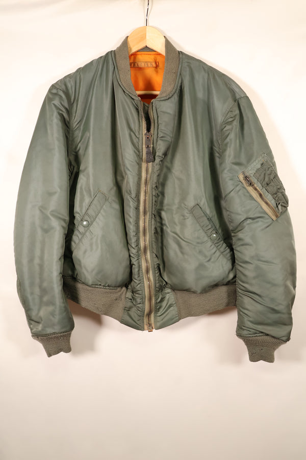 1968 Contract, LARGE, U.S. Air Force (USAF), MA-1 Flight Jacket, Mid-Period Model, Used