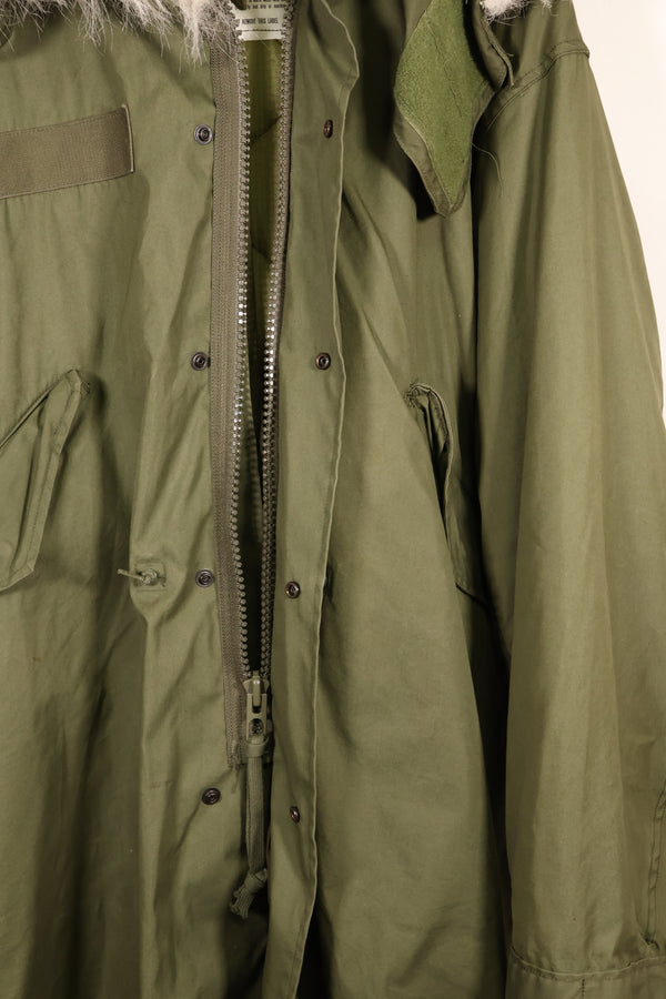 หลายล็อตหลายปี SMALL M65 เสื้อฮู้ดฟิลด์ เสื้อฮู้ดหางปลา สภาพดี มือสอง B